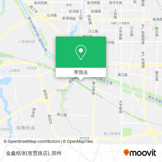 金鑫纸张(杏贾路店)地图