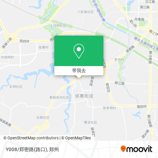 Y008/郑密路(路口)地图