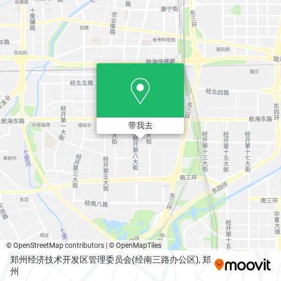 郑州经济技术开发区管理委员会(经南三路办公区)地图