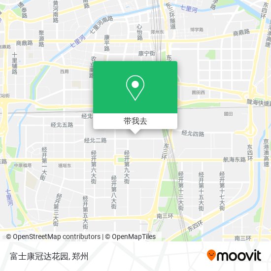 富士康冠达花园地图