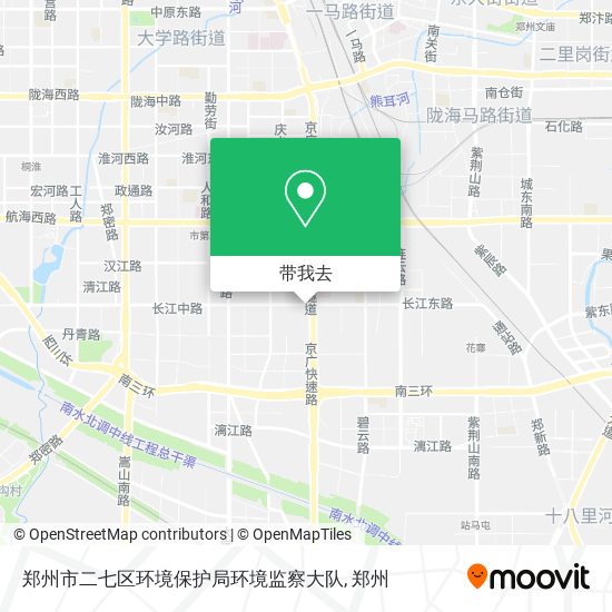 郑州市二七区环境保护局环境监察大队地图