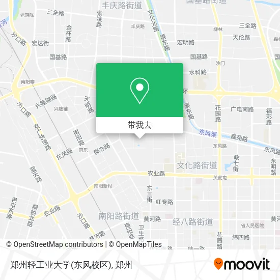 郑州轻工业大学(东风校区)地图