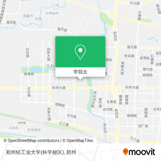 郑州轻工业大学(科学校区)地图
