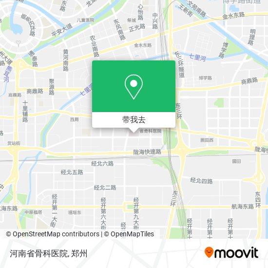 河南省骨科医院地图