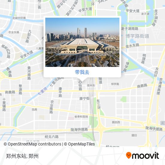 郑州东站地图