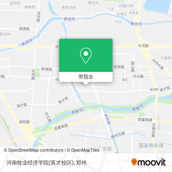 河南牧业经济学院(英才校区)地图