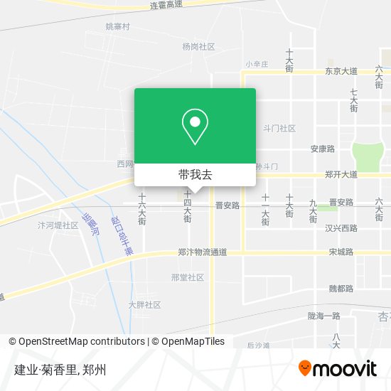 建业·菊香里地图