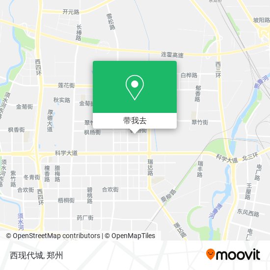 西现代城地图