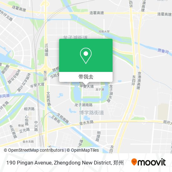 190 Pingan Avenue, Zhengdong New District地图