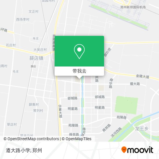 遵大路小学地图