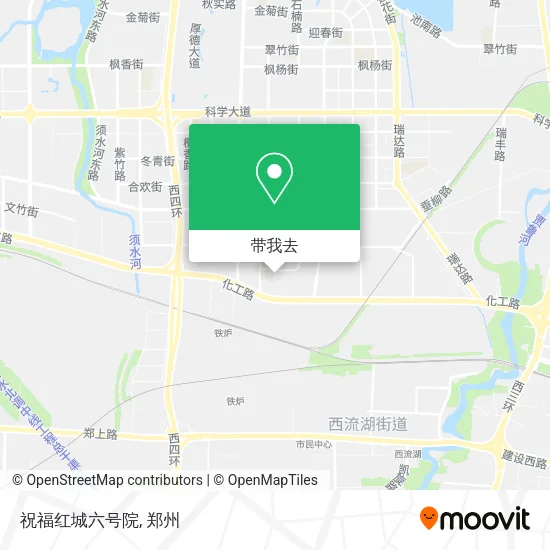 祝福红城六号院地图