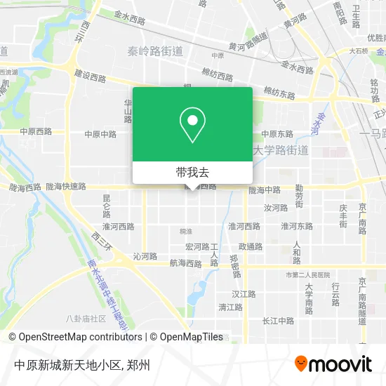 中原新城新天地小区地图