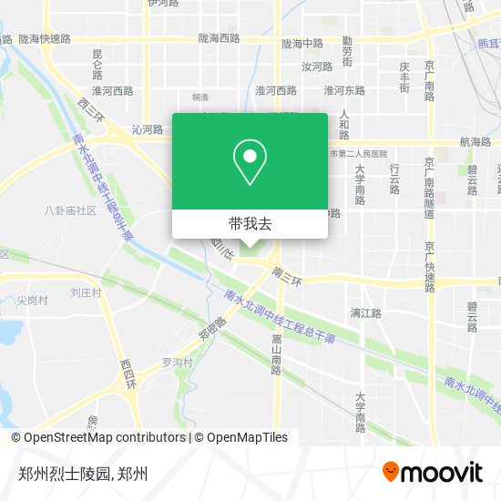 郑州烈士陵园地图