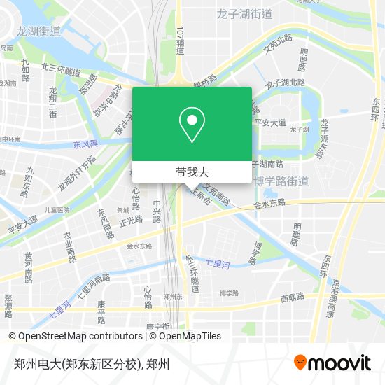 郑州电大(郑东新区分校)地图