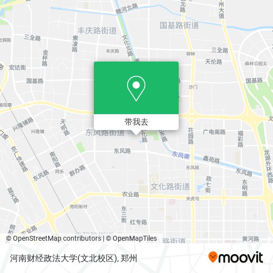 河南财经政法大学(文北校区)地图