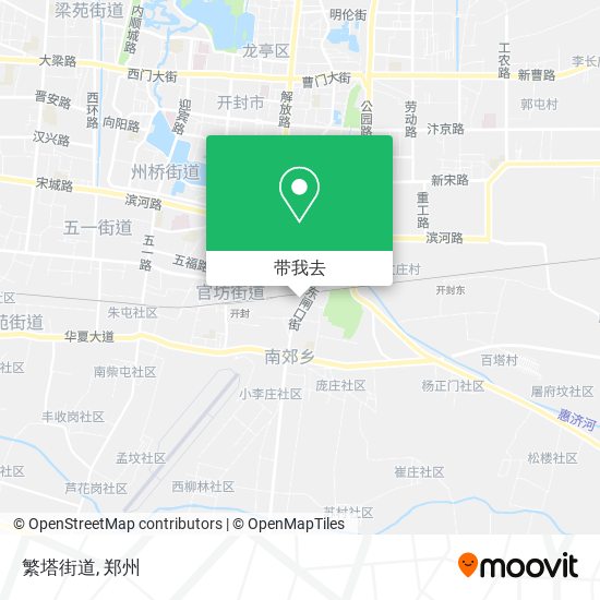 繁塔街道地图