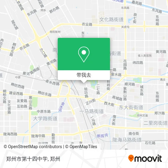 郑州市第十四中学地图
