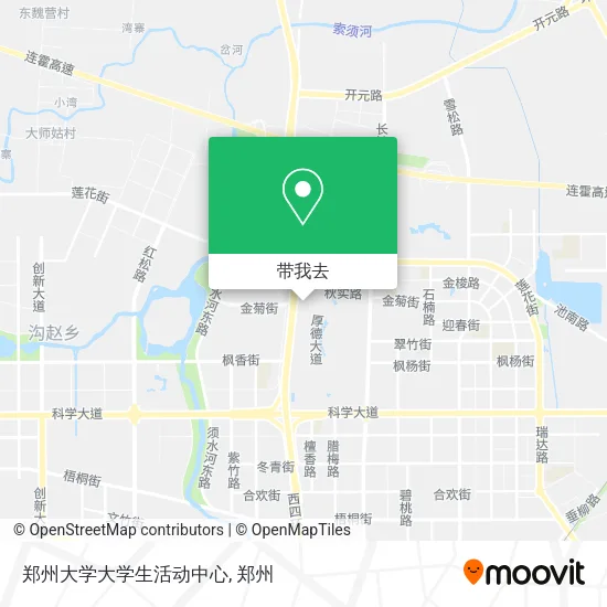 郑州大学大学生活动中心地图