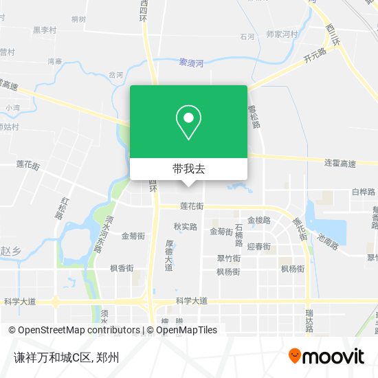 谦祥万和城C区地图