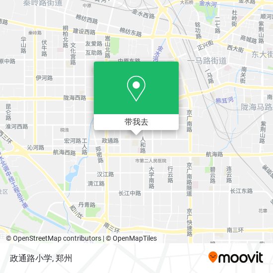 政通路小学地图