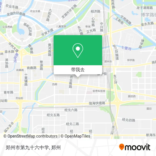 郑州市第九十六中学地图