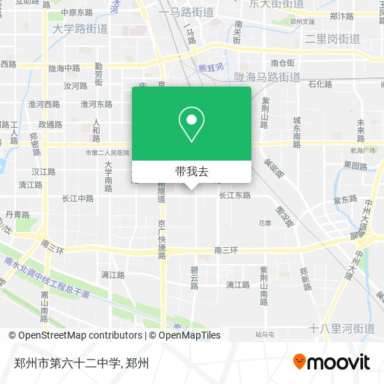 郑州市第六十二中学地图