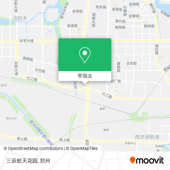 三辰航天花园地图