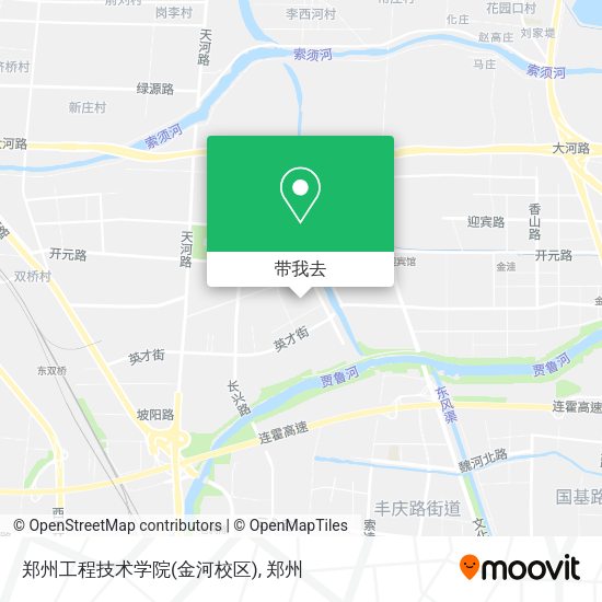 郑州工程技术学院(金河校区)地图