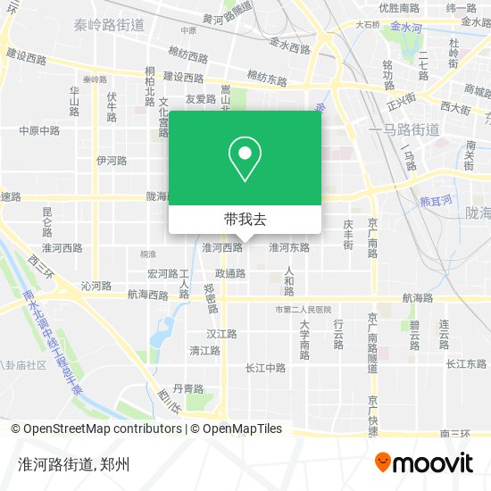 淮河路街道地图