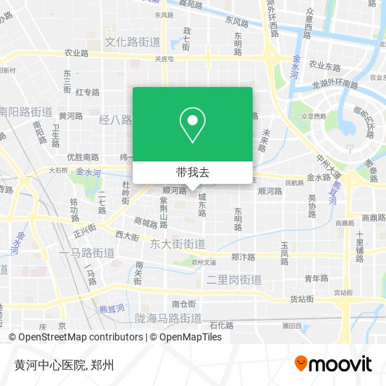 黄河中心医院地图