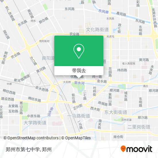 郑州市第七中学地图