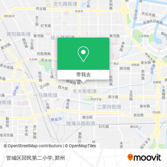 管城区回民第二小学地图