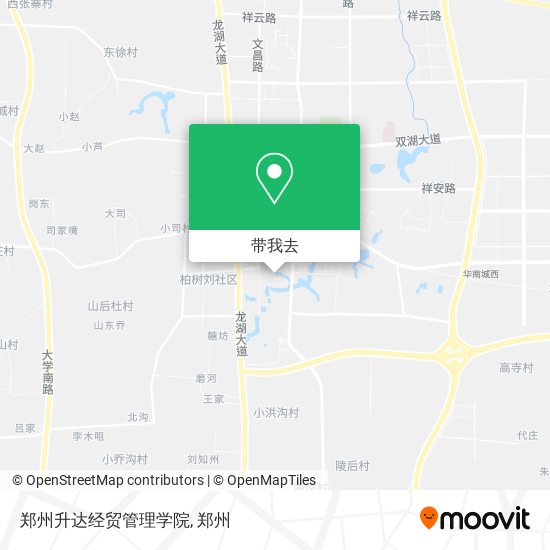 郑州升达经贸管理学院地图