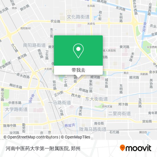 河南中医药大学第一附属医院地图