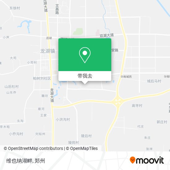 维也纳湖畔地图