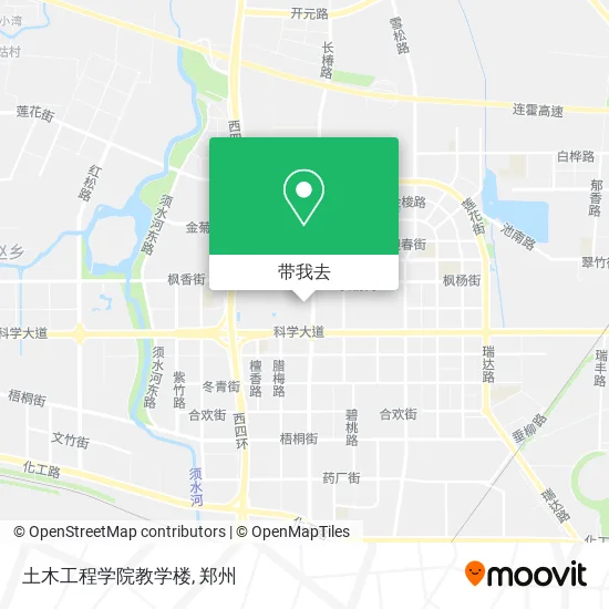 土木工程学院教学楼地图