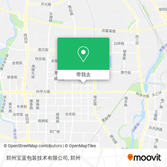 郑州宝蓝包装技术有限公司地图
