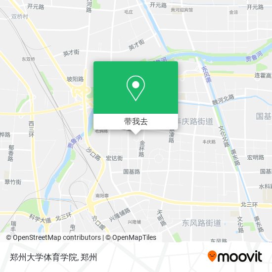 郑州大学体育学院地图