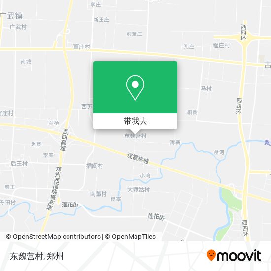 东魏营村地图