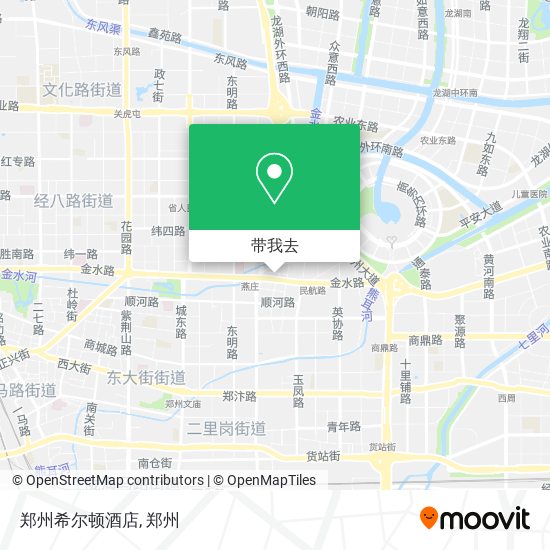 郑州希尔顿酒店地图