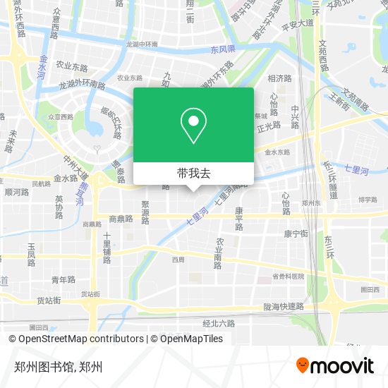 郑州图书馆地图