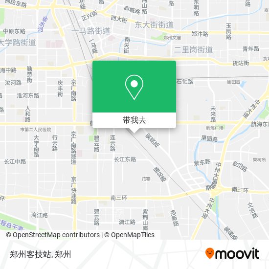 郑州客技站地图