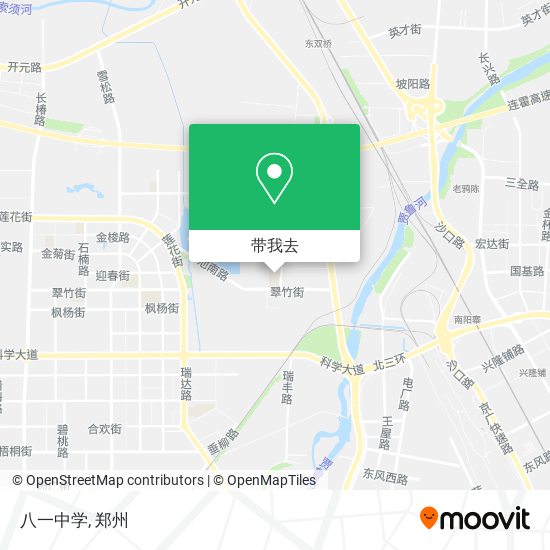 八一中学地图