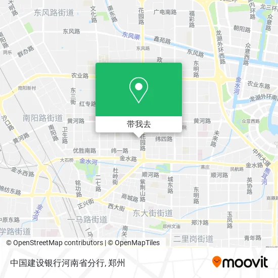 中国建设银行河南省分行地图