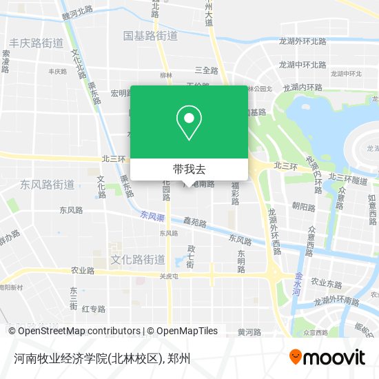 河南牧业经济学院(北林校区)地图