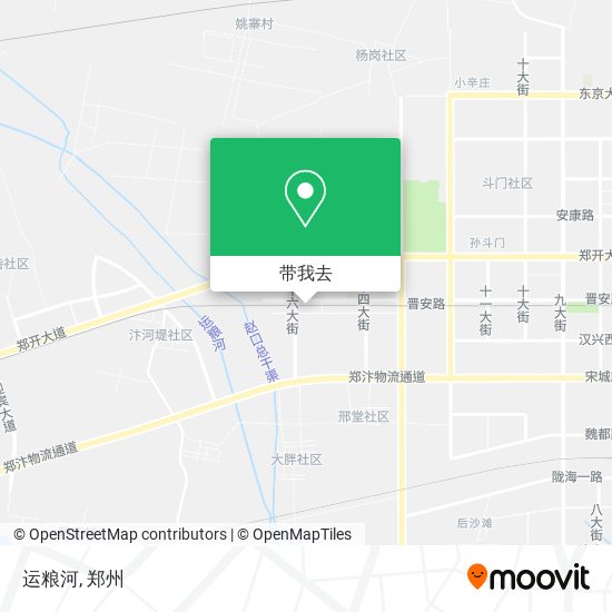 运粮河地图