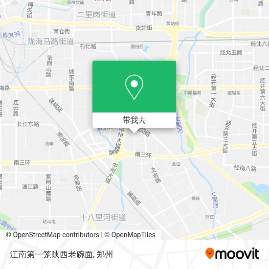 江南第一笼陕西老碗面地图