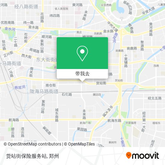 货站街保险服务站地图