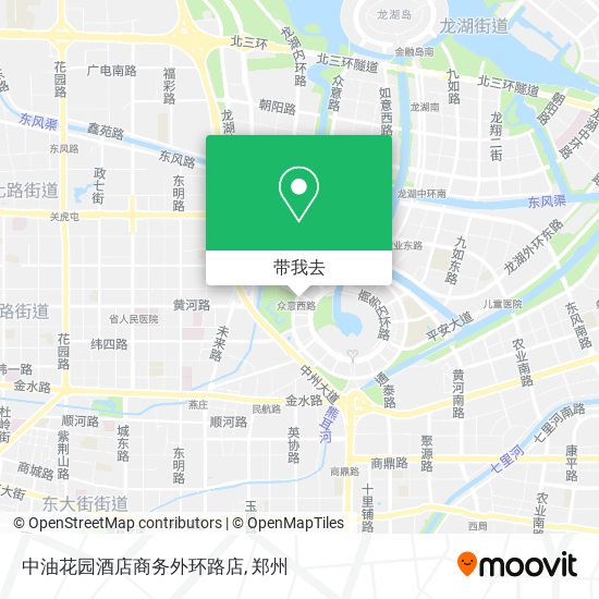 中油花园酒店商务外环路店地图
