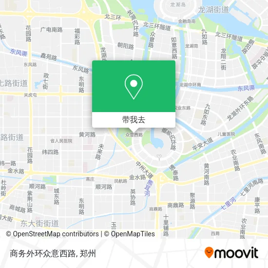 商务外环众意西路地图